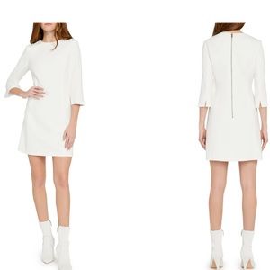 Three-Quarter Sleeve Shift Dress